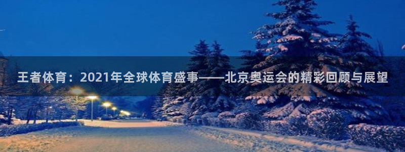 王者体育：2021年全球体育盛事——北京奥运会的精彩回顾与展望