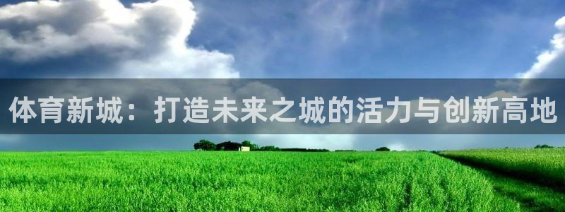 体育新城：打造未来之城的活力与创新高地